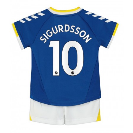 Fußballtrikots Everton Gylfi Sigurosson 10 Kinder Heim Trikotsatz 2021-2022 